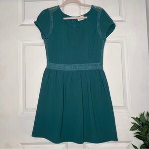 Urban Outfitters Pins & Needles Short Sleeve Teal Green Dress Size 8